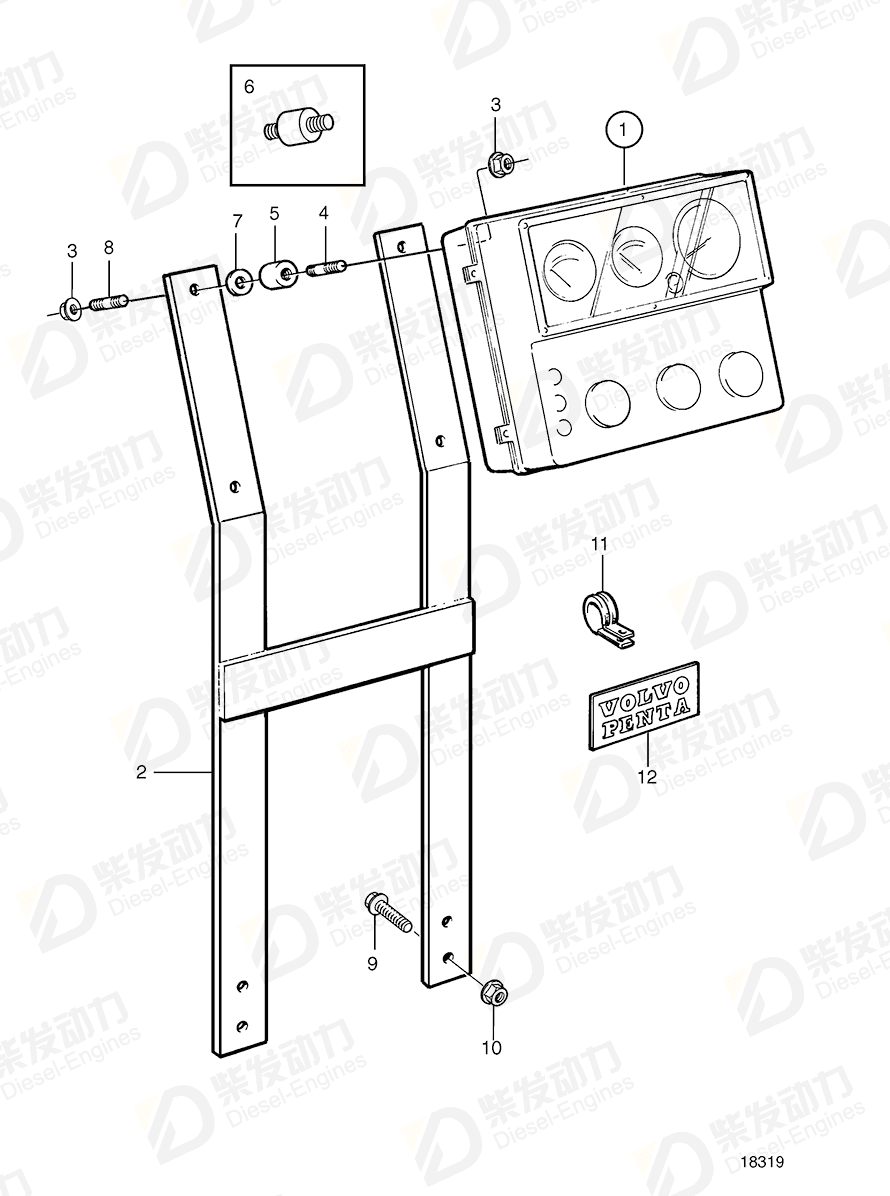 volvo penta Stud 924050 Drawing volvo penta Stud 924050 Drawing